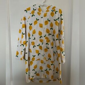 Hanna Andersson kids loop terry hoodie swim cover up